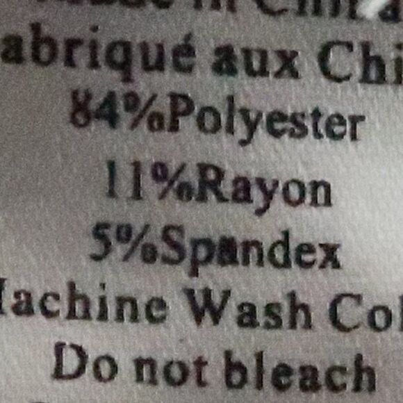 POMAGE CLOTHING WHITE WITH BLACK & ORANGE STRIPES 1/2 SLEEVE ROUND NECK TOP - Picture 3 of 8